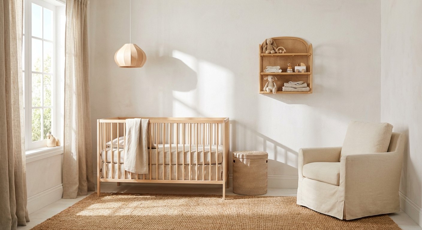 A Coastal Nursery in Soft Whites and Naturals