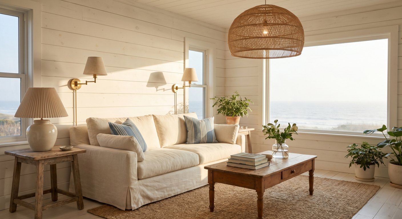 Layering Light in a Whitewashed Room